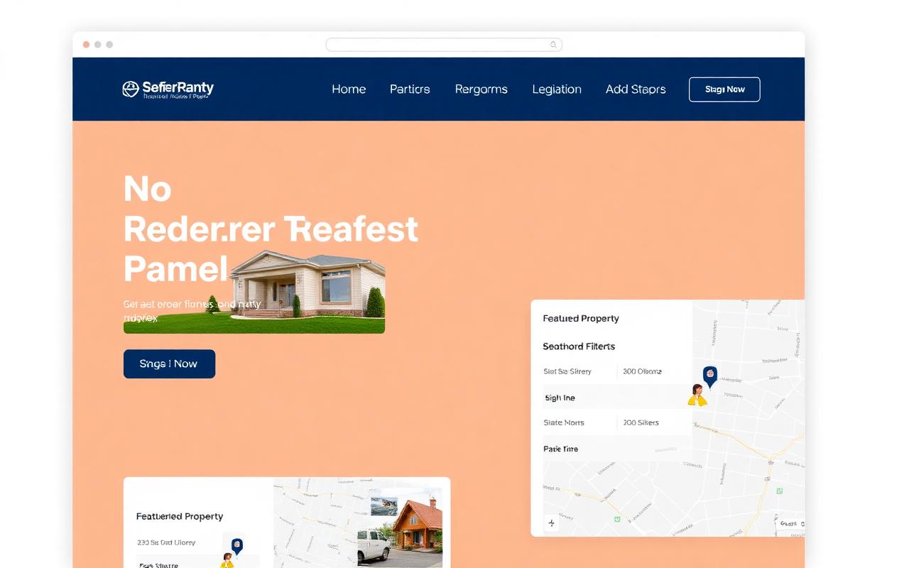 Real Estate Agencies website preview