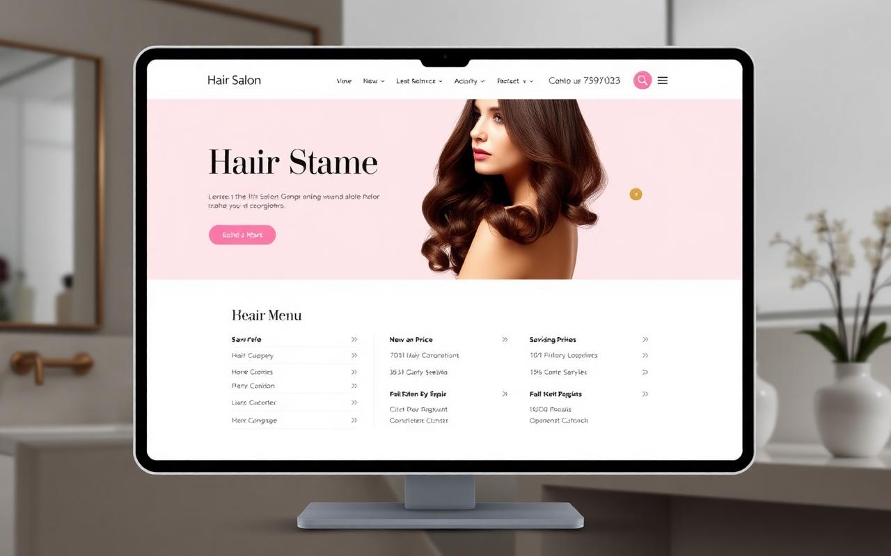 Hair Stylists website preview