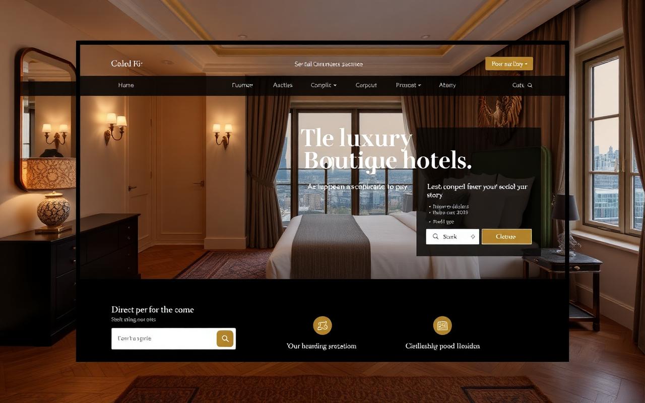 Hotel website preview