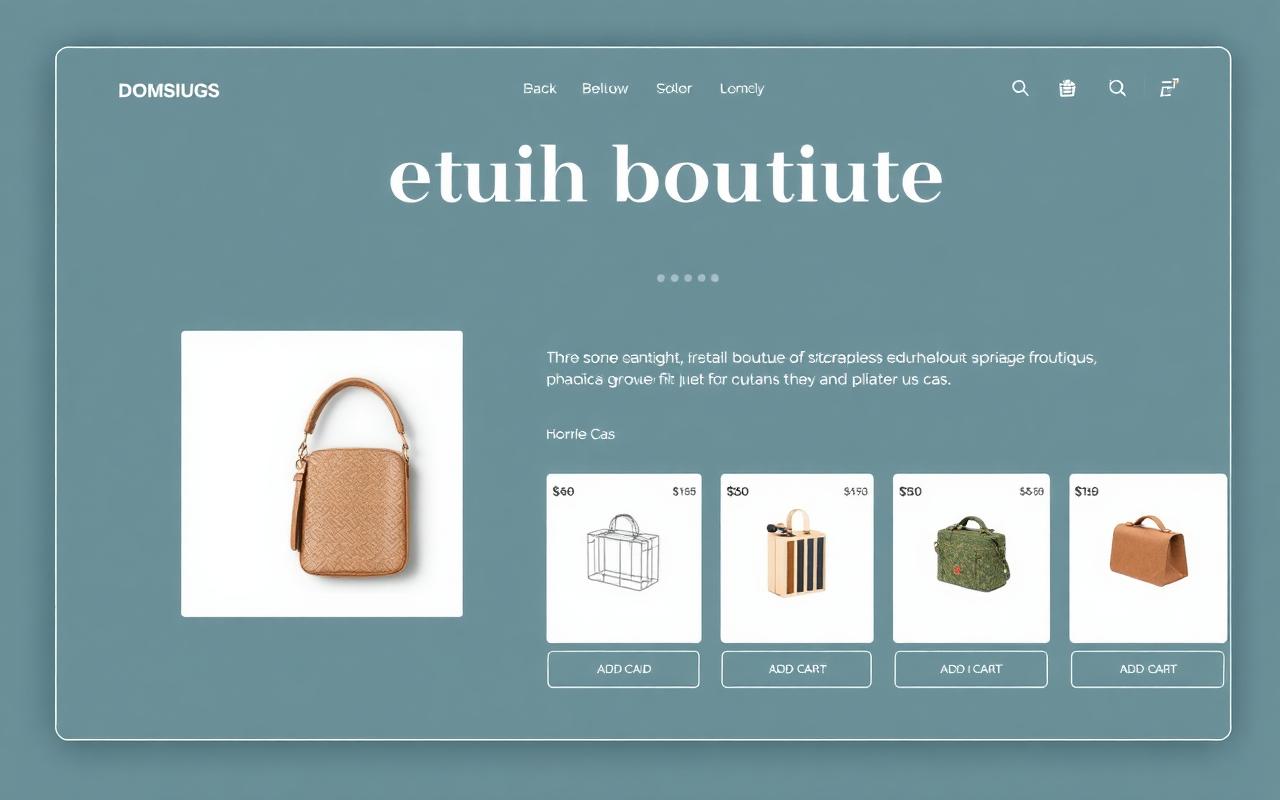 Retail website preview